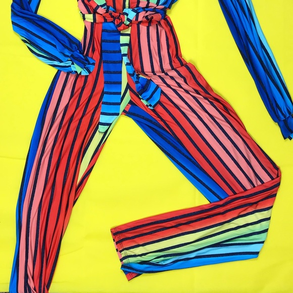 Multicolored Jumpsuit (NEVER WORN) - Picture 3 of 4